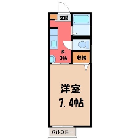 カーサ・一条の物件間取画像